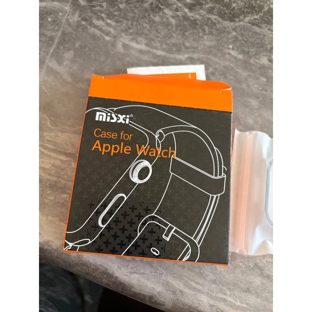 Misxi 2-Pack Transparent Hard Case for Apple Watch Series 10 11 46mm Clear Cover